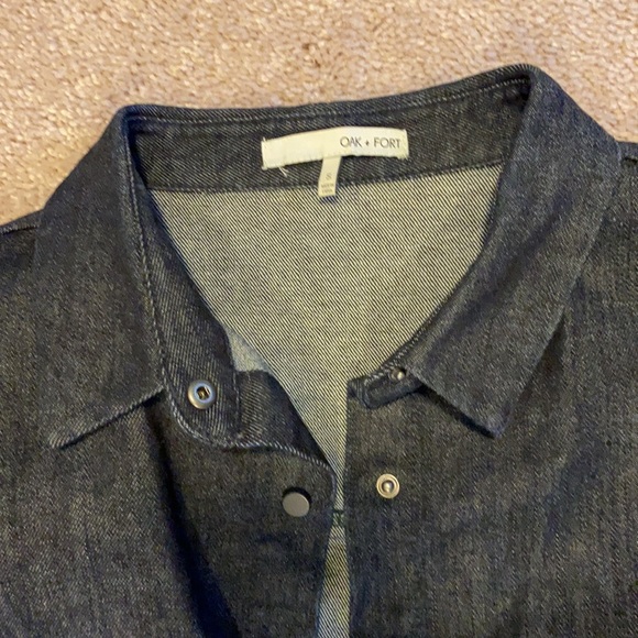 Oak + Fort Denim Shirt Jacket - Picture 3 of 4